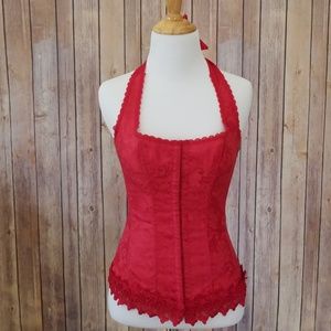 ❤Fredericks of Hollywood Red Corset❤